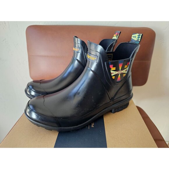 Pendleton Aztec Print Women's Rain Boots Size 7 - Picture 1 of 5